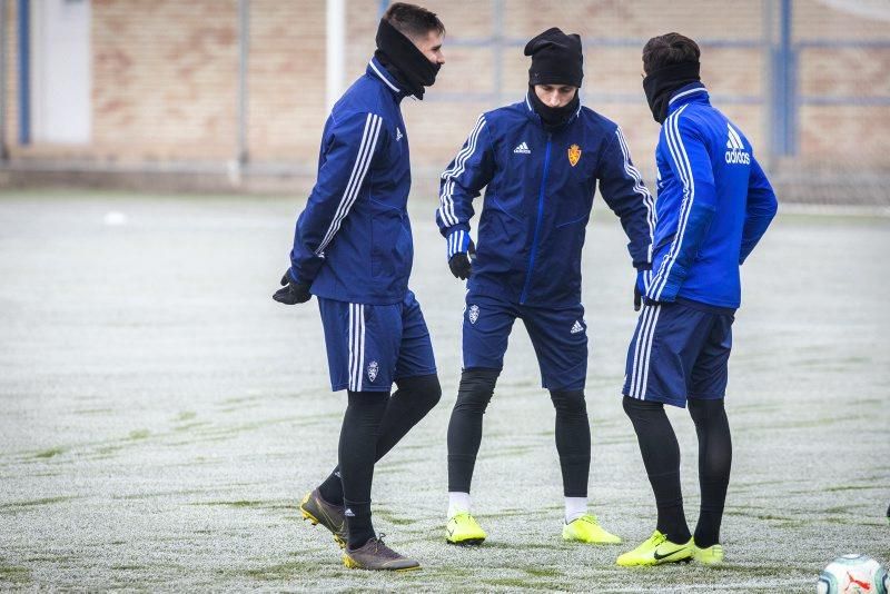 Entrenamiento del 13 de enero del Real Zaragoza