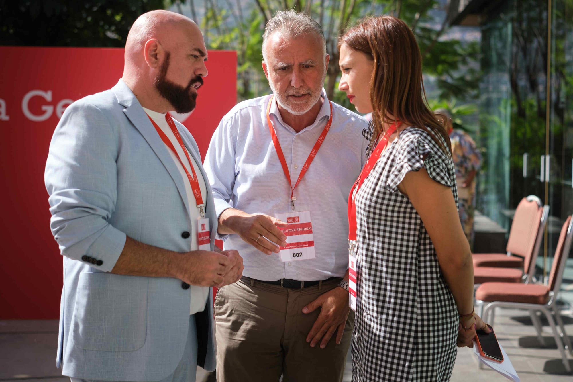 Comité Regional del PSOE celebrado en Puerto de la Cruz (Tenerife)