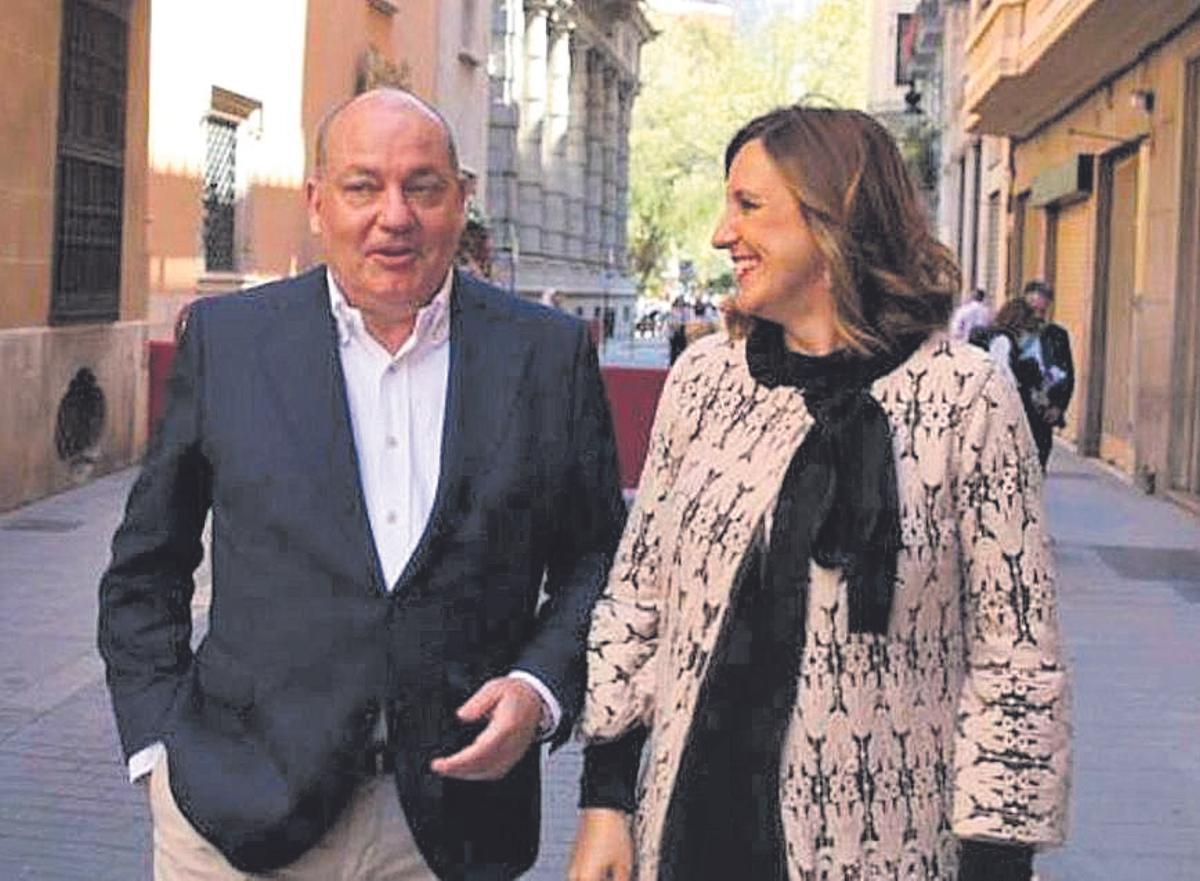 La alcaldesa Catalá con Marí Olano