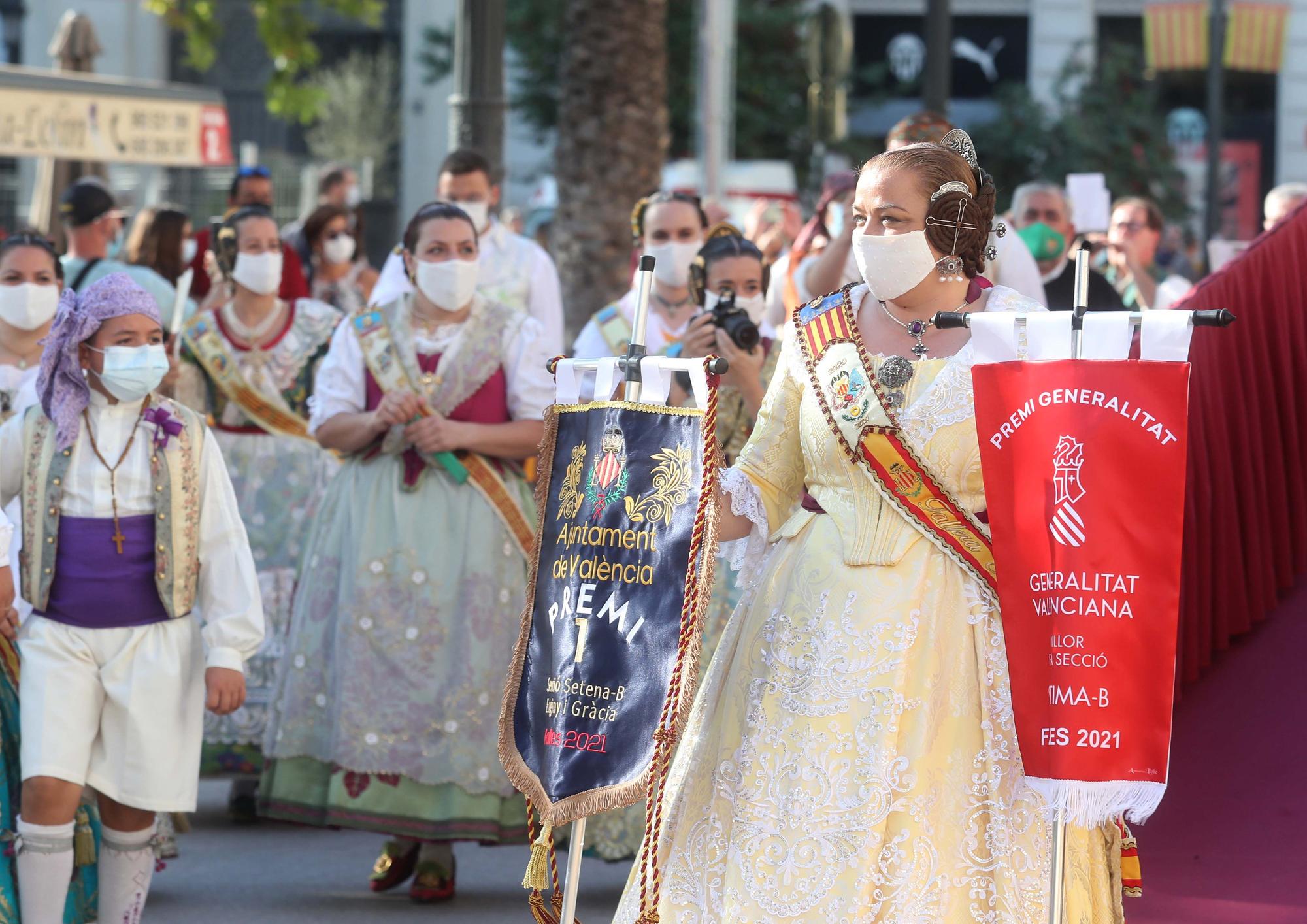 La entrega de premios de las fallas 2021