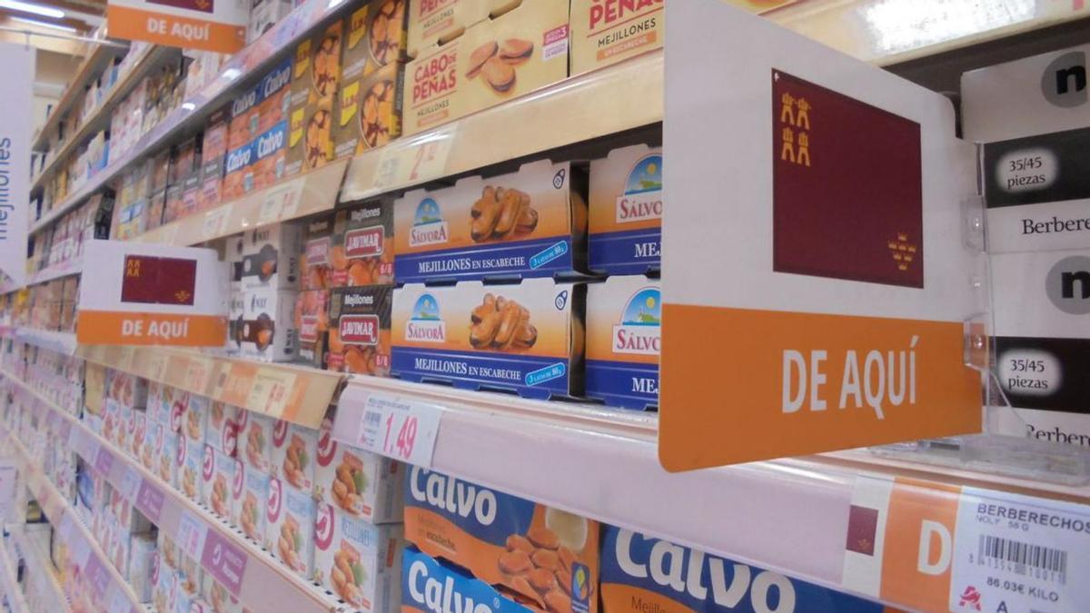 Uno de los supermercados de Alcampo en la Región de Murcia.