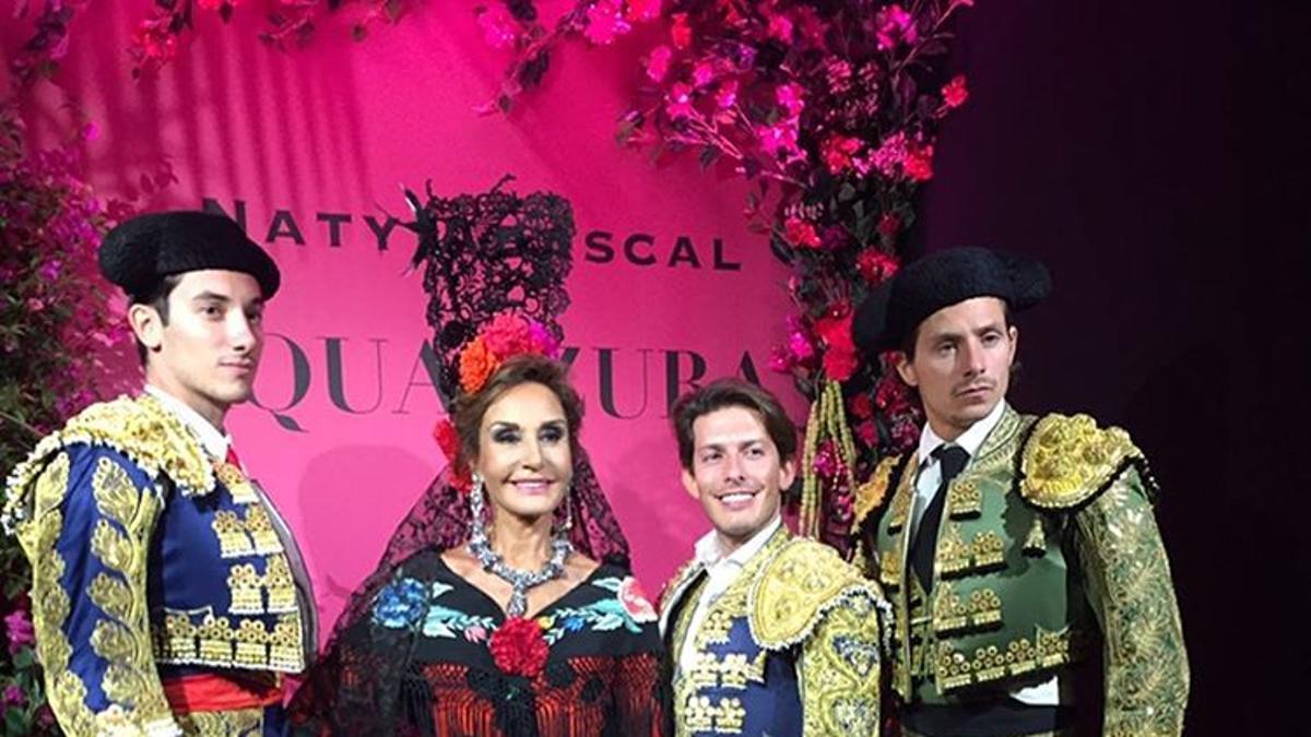 Naty Abascal durante la fiesta de Aquazzura en París