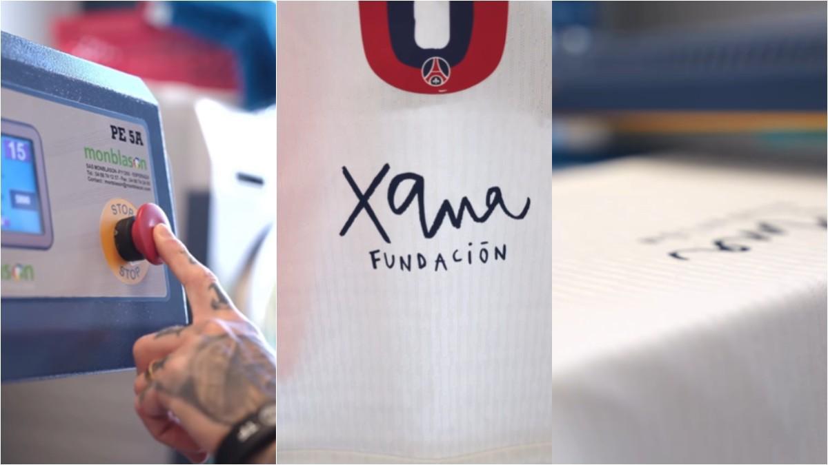 La camiseta que el PSG vestirá ante el Barça se subastará para destinar el dinero a la Fundación Xana