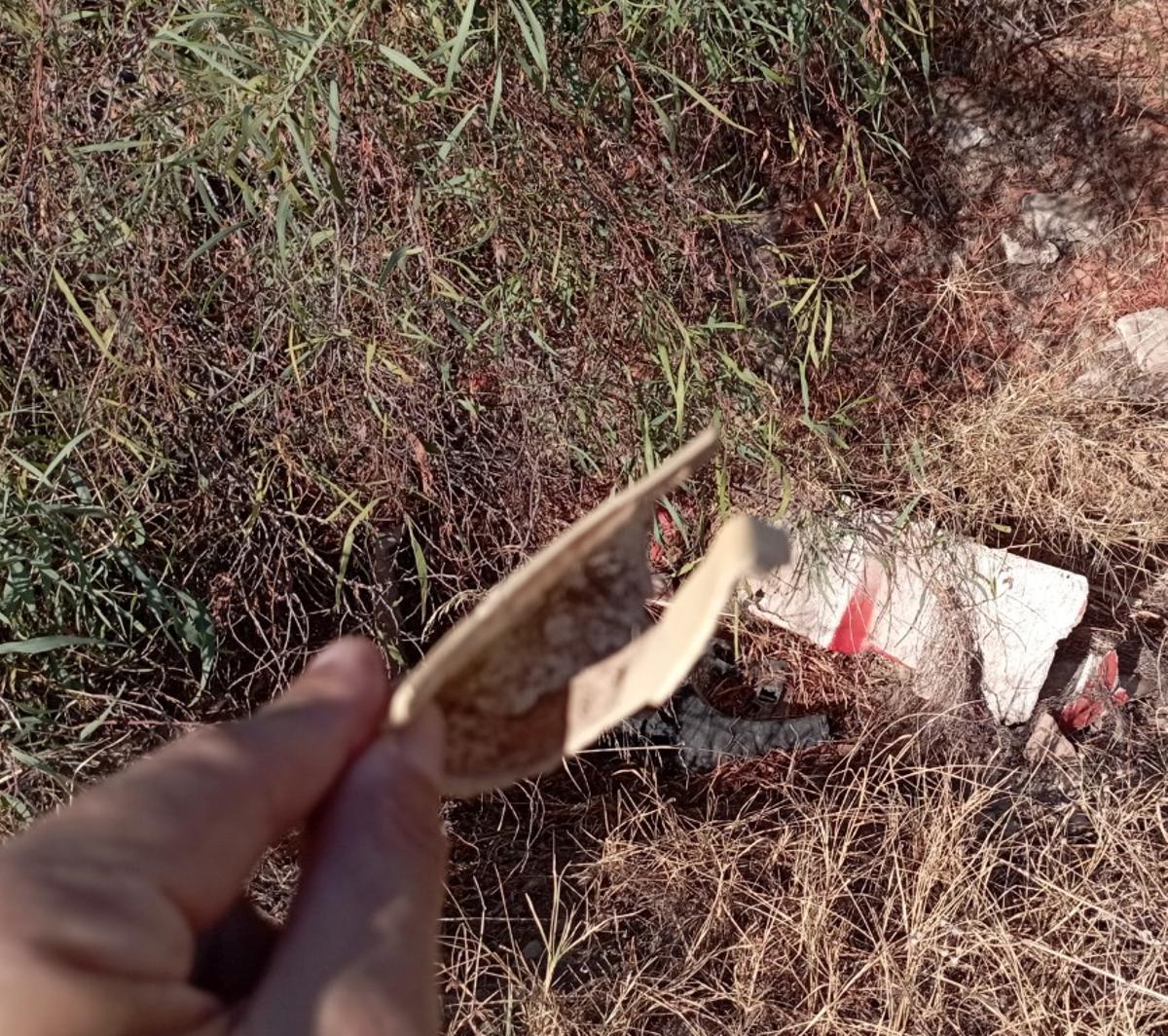 Los plásticos están desperdigados por este rincón del parque periurbano de La Virreina desde, al menos, 2010.