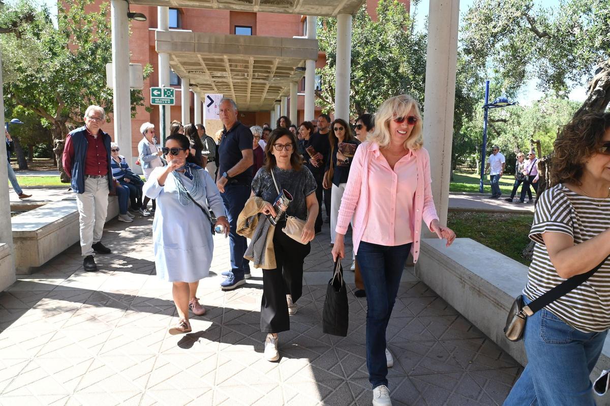 Los futuros alumnos de la Universitat per Majors en la jornada de puertas abiertas.