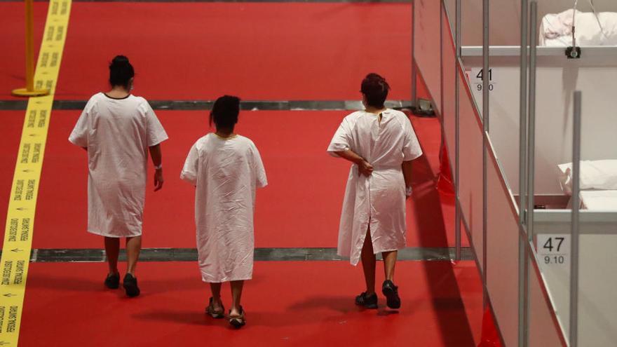 Pacientes en Ifema, Madrid.