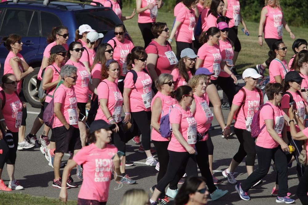 Carrera de la mujer en la zona este de Gijón.