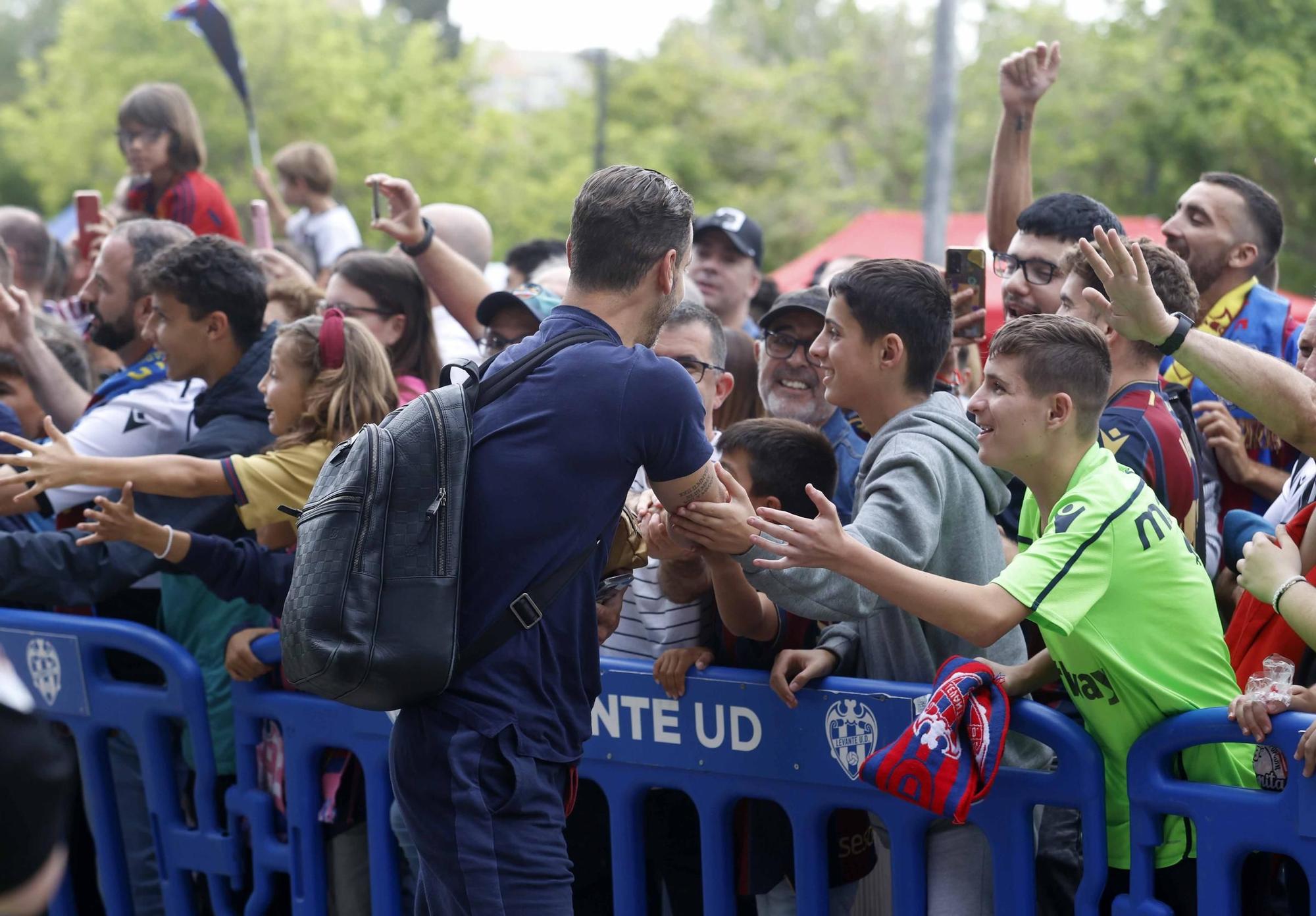 Recepción al Levante antes de enfrentarse al Albacete