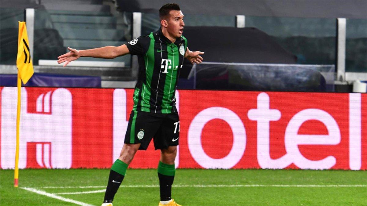 Uzuni celebró su gol en el Juventus-Ferencvaros 'a lo Cristiano Ronaldo'