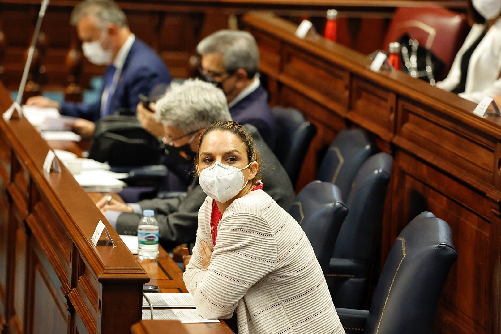 Pleno en el Parlamento de Canarias (9/2/21)