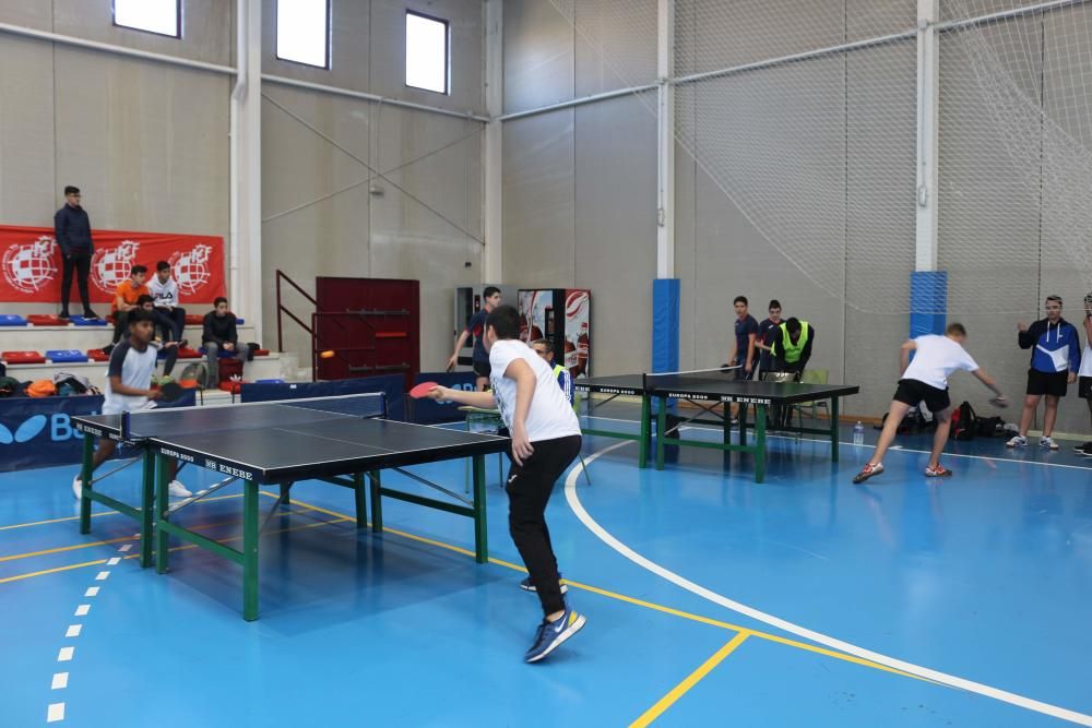 Final de tenis de mesa de Deporte en Edad Escolar