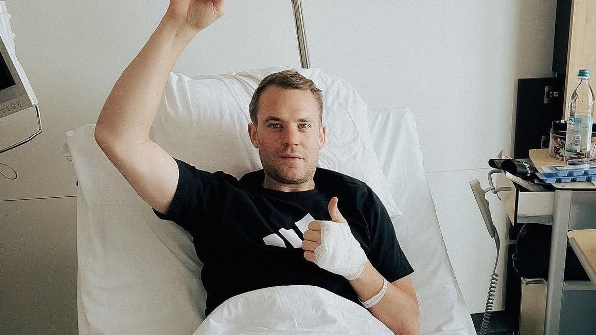 Manuel Neuer, en la foto que ha publicado en su cuenta de Instagram.