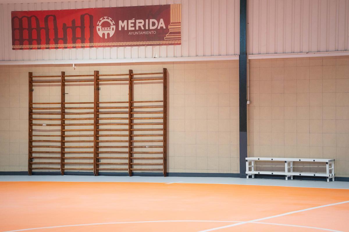El pabellón polideportivo de Nueva Ciudad, ya está en uso tras las mejoras realizadas.