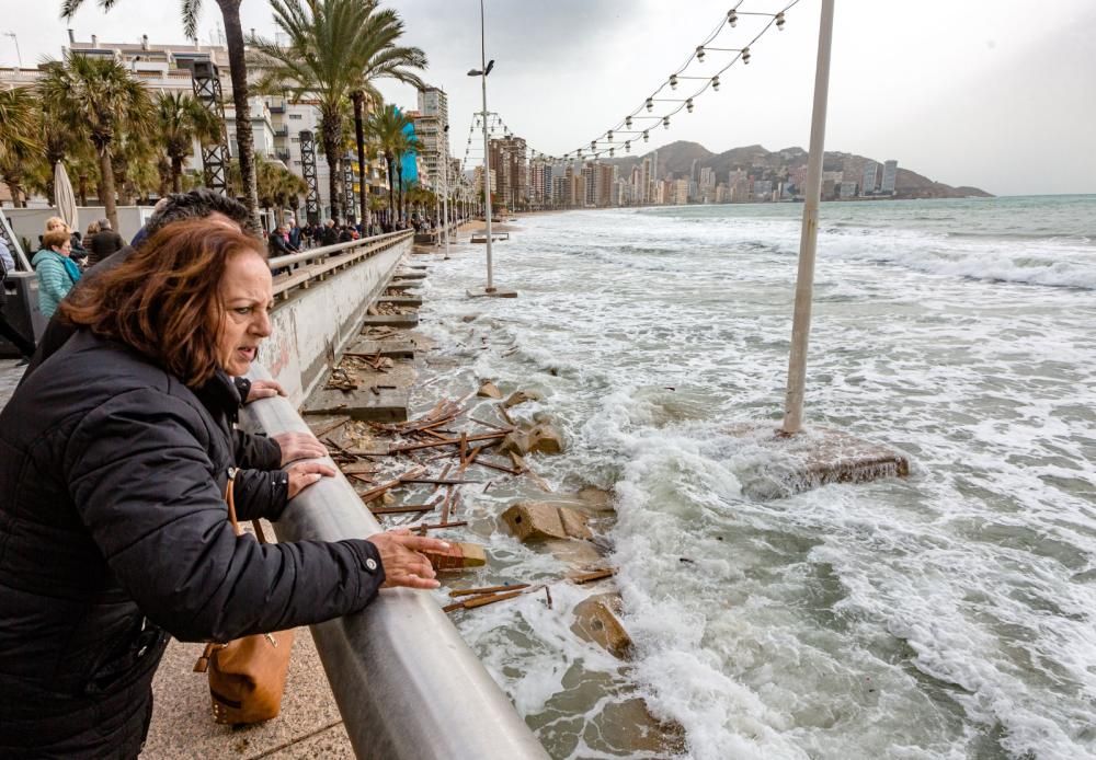 La subida del nivel del mar haya hecho desaparecer el arenal de Levante