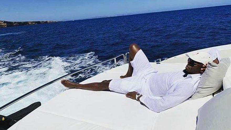 Usain Bolt descansa entre Ibiza y Formentera