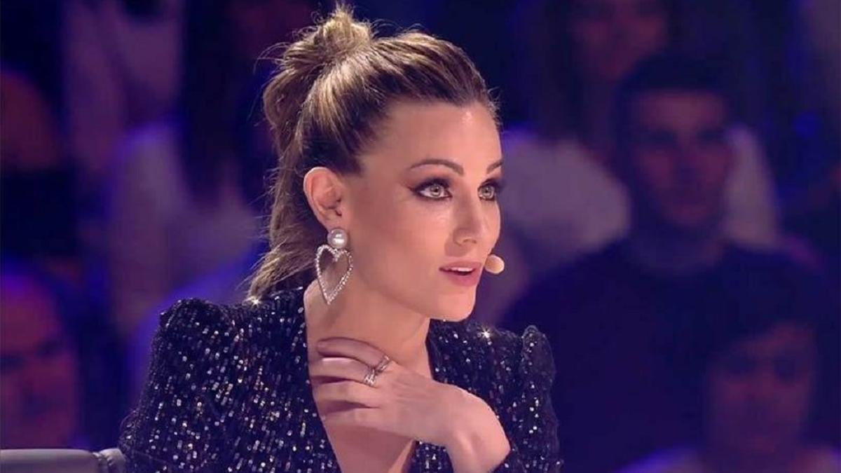 Edurne, con los pendientes de 'Bling Heart Pearl' en Got Talent