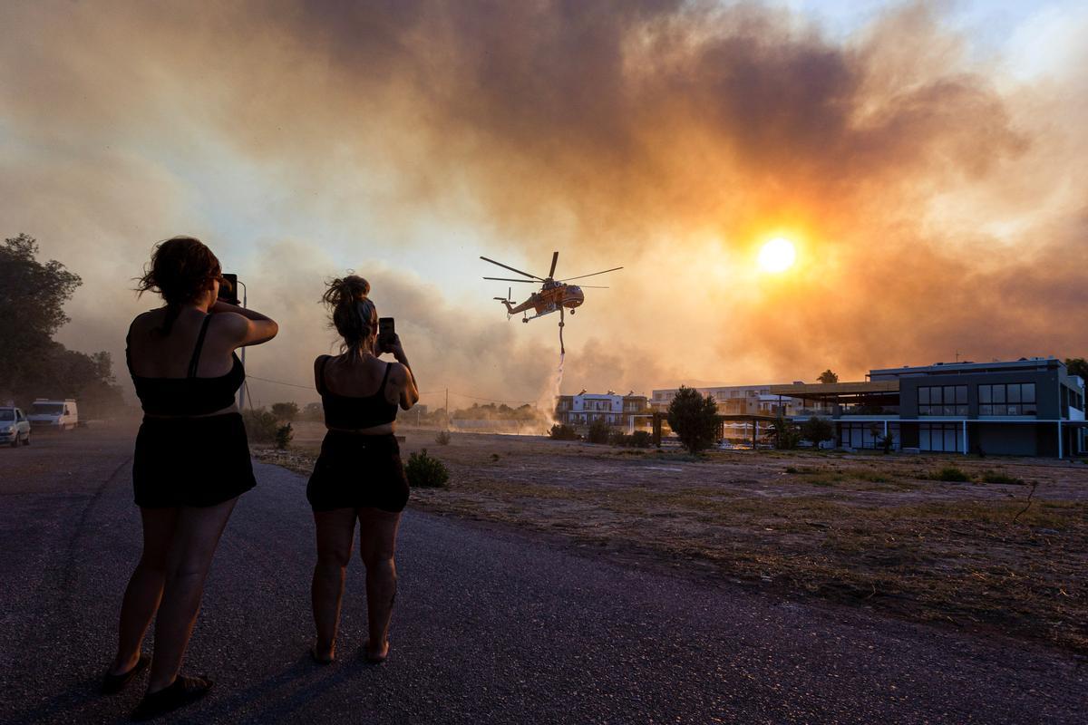 Los incendios forestales se han desatado en Grecia