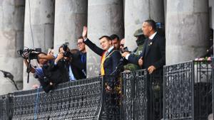Noboa pide unidad y dejar viejos esquemas políticos tras asumir como presidente de Ecuador