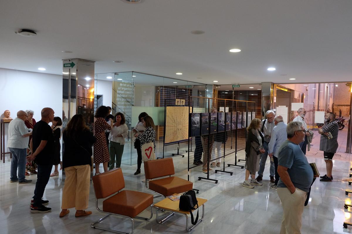 Inauguración de la exposición, el pasado miércoles.