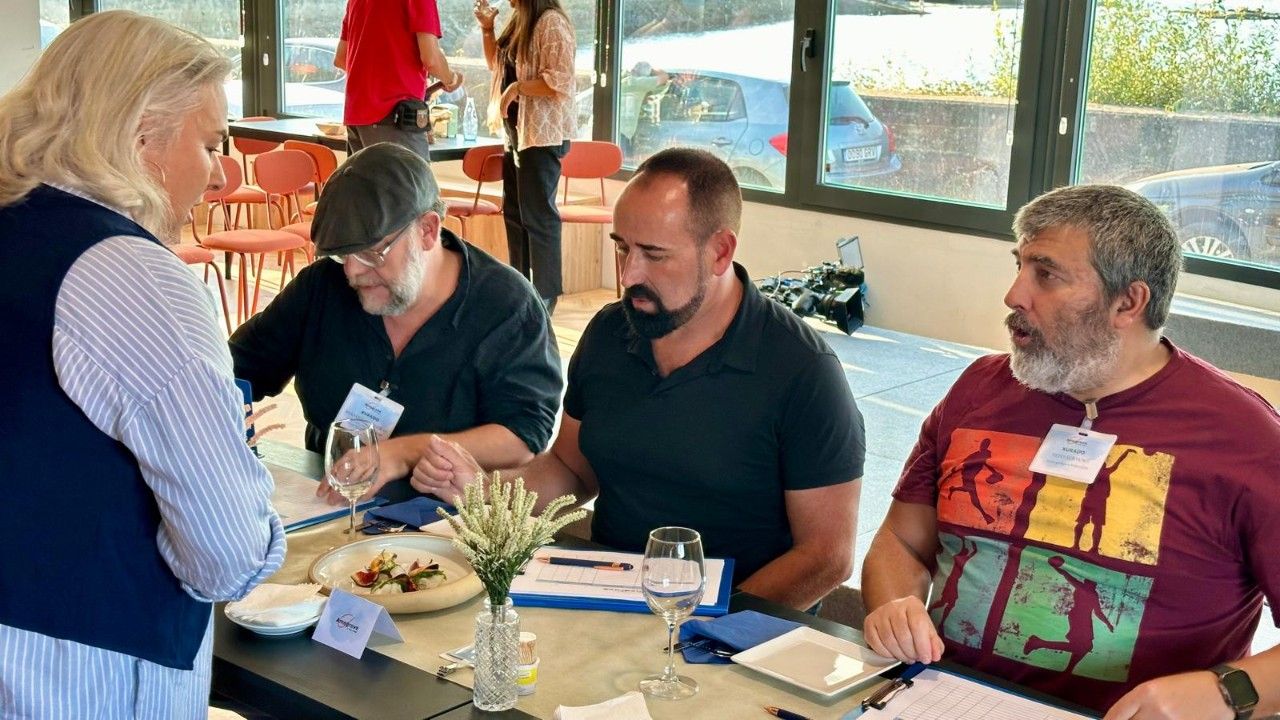 La Festa do Marisco de O Grove, esta mañana.