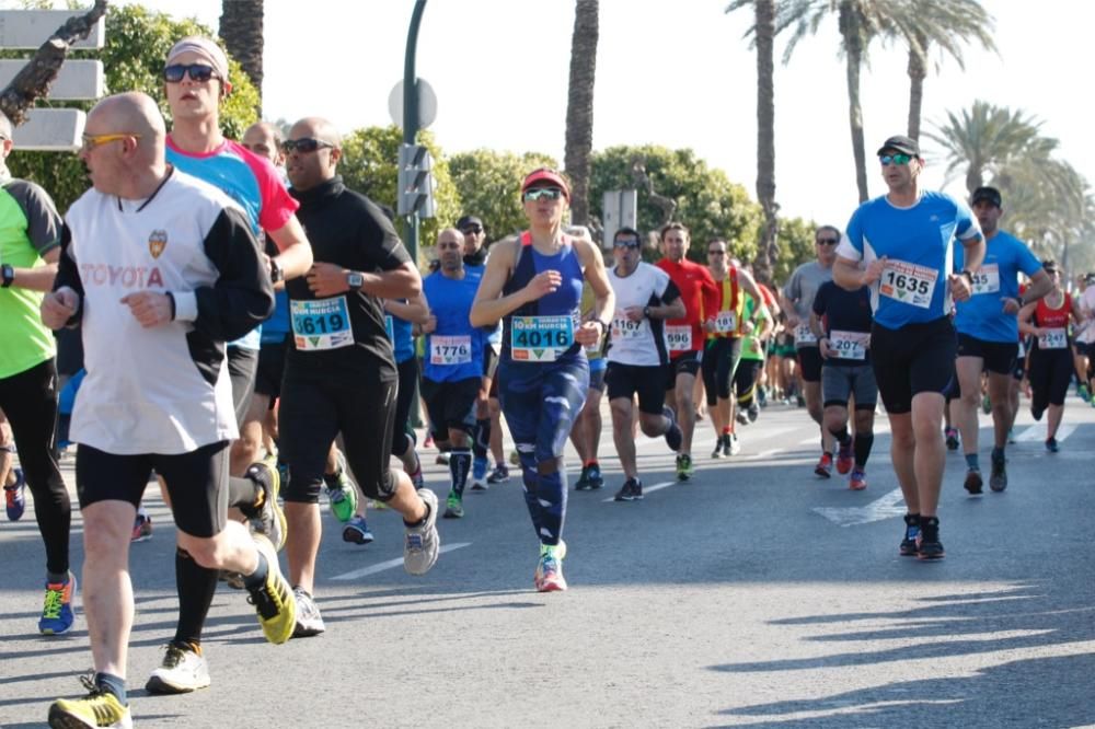 Media Maratón Murcia: Paso por Puente Reina Sofía