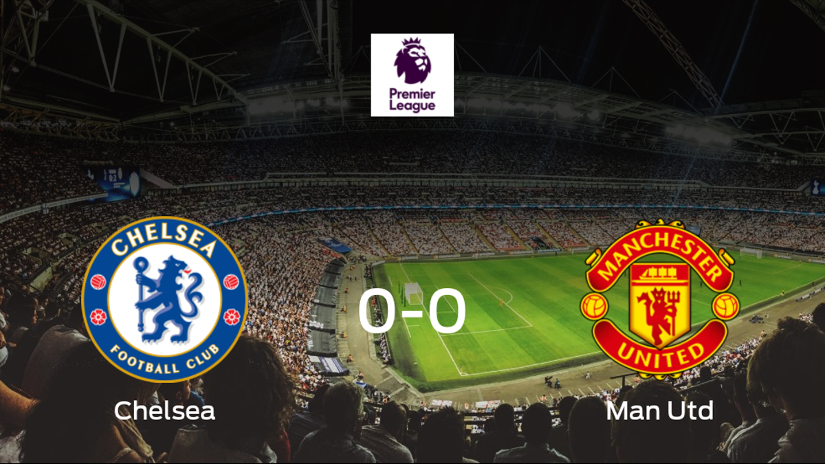 El Chelsea y el Manchester United concluyen su enfrentamiento en el Stamford Bridge sin goles (0-0)