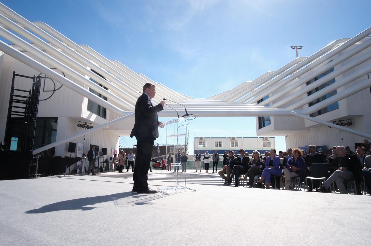 La jornada de puertas abiertas contó con la intervención de Ximo Puig, presidente de la Generalitat Valenciana.