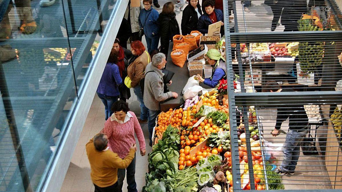 Mercado de Tomiño, el único declarado &quot;excelente&quot; por la Xunta de Galicia.