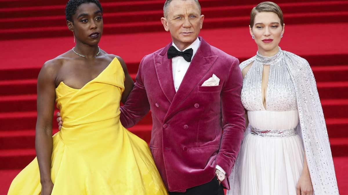 La deslumbrante alfombra roja del estreno de 'No time to die', de James Bond