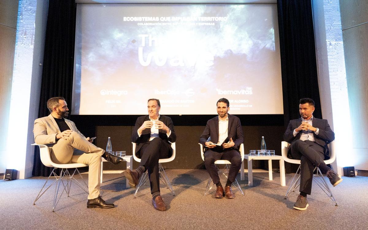 El Gobierno de Aragón ha presentado The Wave en Barcelona, en el auditorio de la Fundación Joan Miró. El Gobierno de Aragón ha presentado The Wave en Barcelona, en el auditorio de la Fundación Joan Miró.