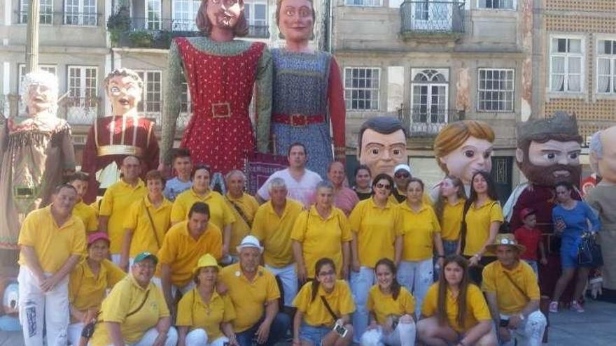 Gigantes &quot;embajadores&quot; en Braga (Portugal)