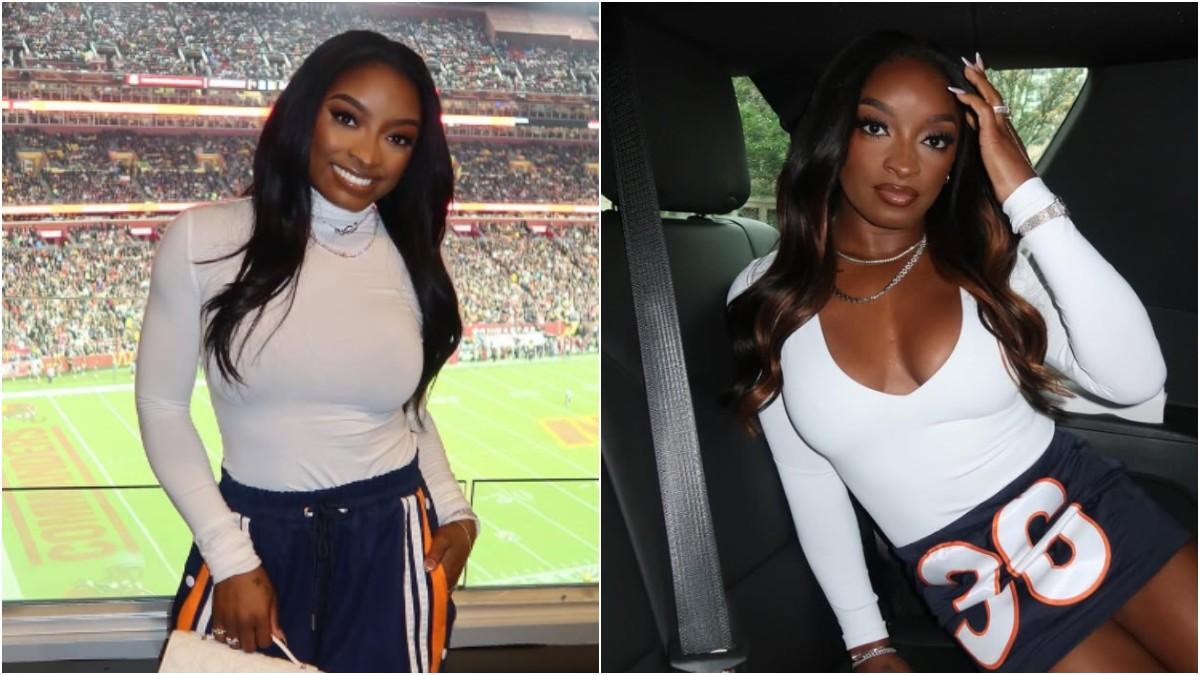 Imágenes de Simone Biles en su cuenta de Instagram