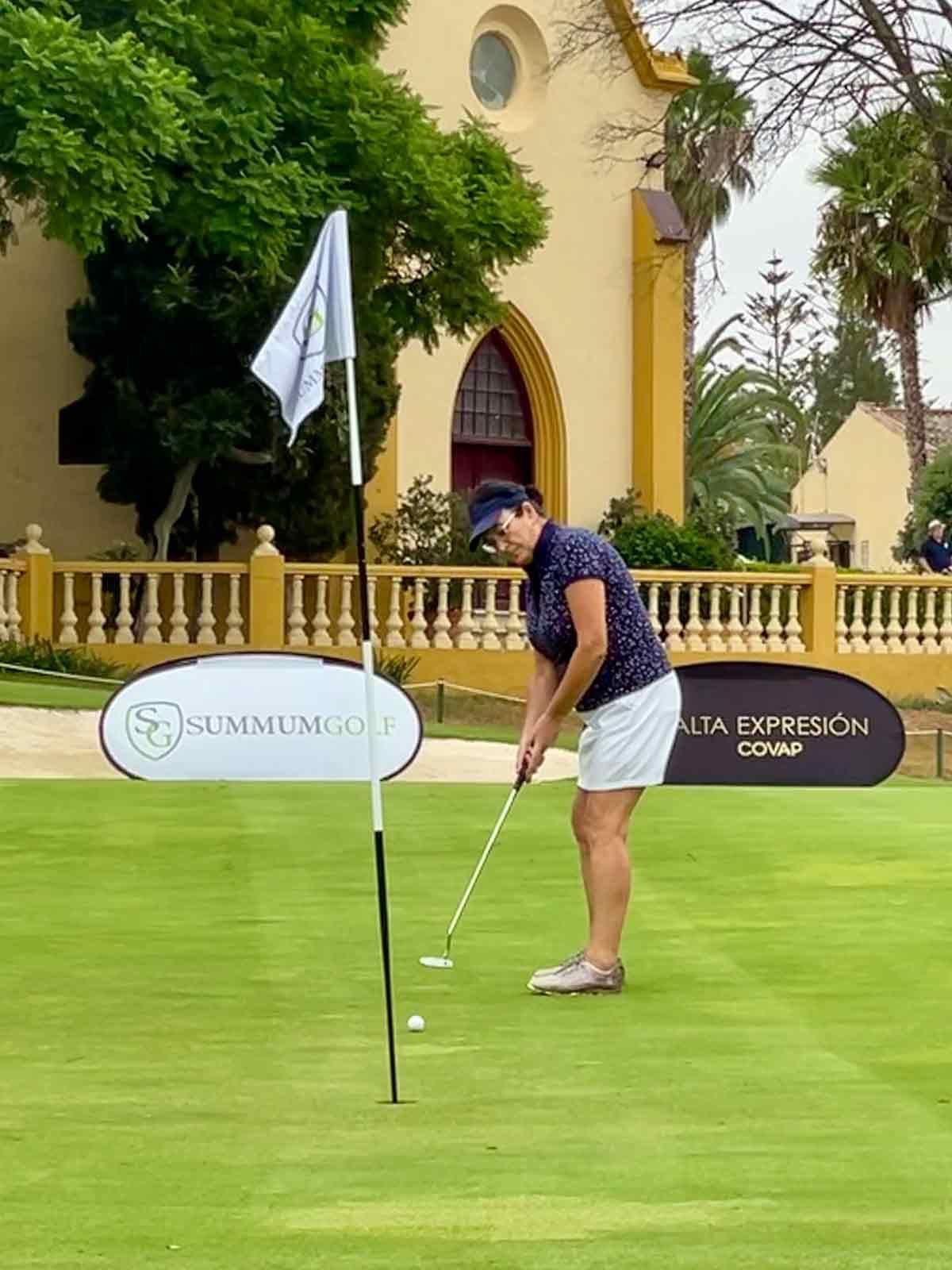 Jugadora en el 'Circuito Woman Golf' by Summum 2021: Torneo en Málaga.