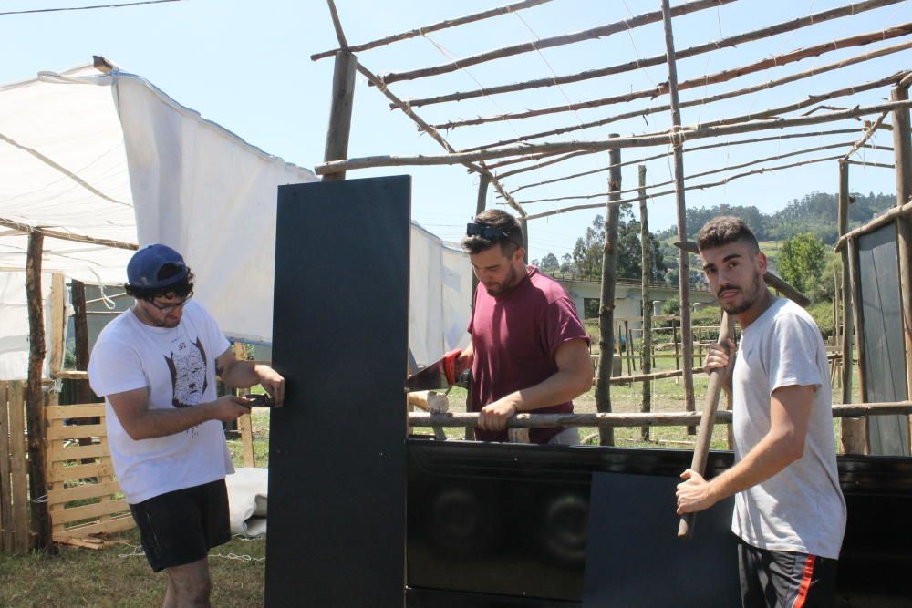 Preparativos para El Xiringüelu