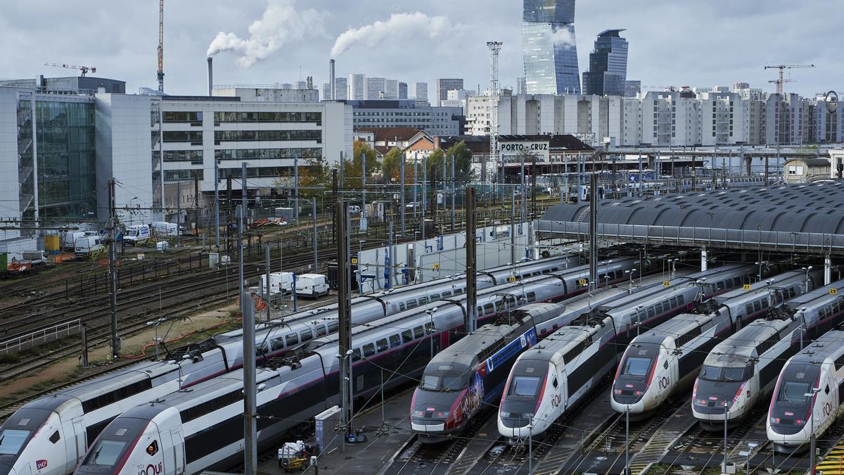 Trenes de alta velocidad en París