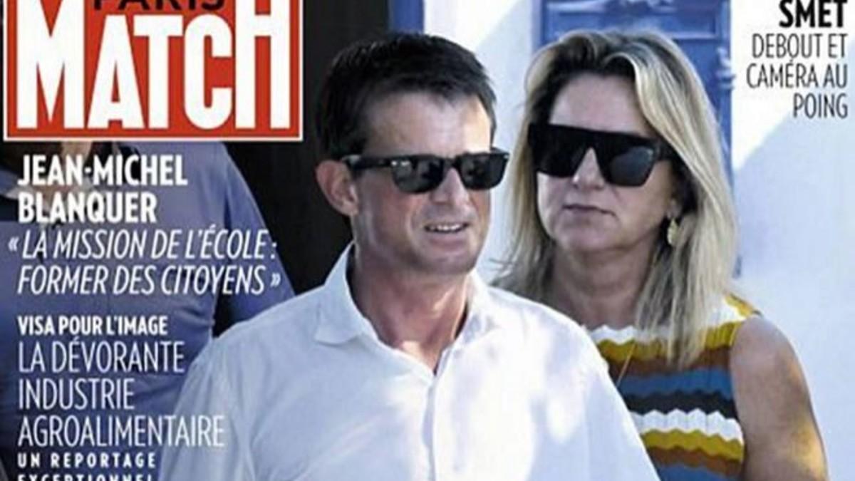 Captura de pantalla de la portada de la revista 'Paris Match'.