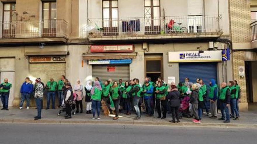 S&#039;ajorna un desnonament al carrer Barcelona de Manresa