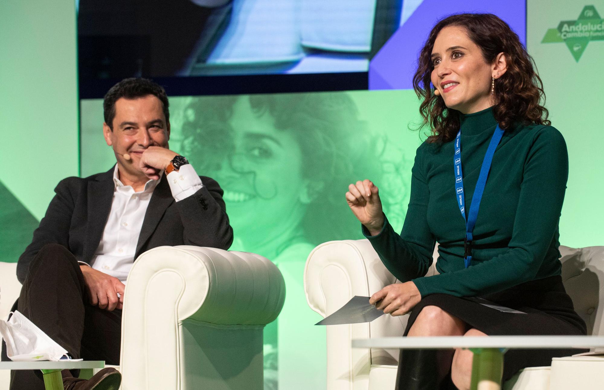 Juanma Moreno Bonilla e Isabel Díaz Ayuso