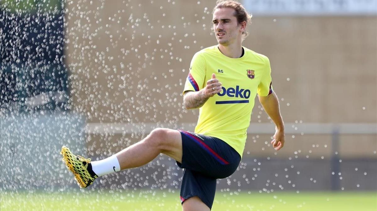 marcosl53585289 deportes  entrenamiento del fc barcelona  griezmann fotograf200610165632