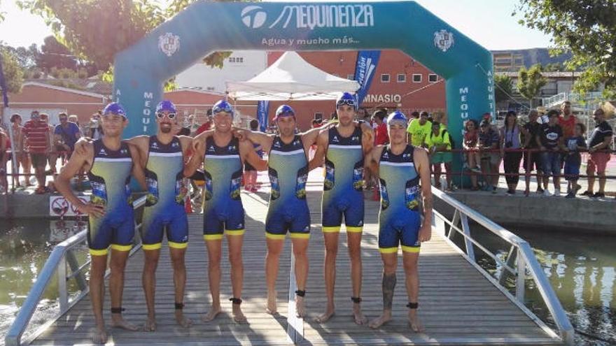 Selección canaria de triatlón.