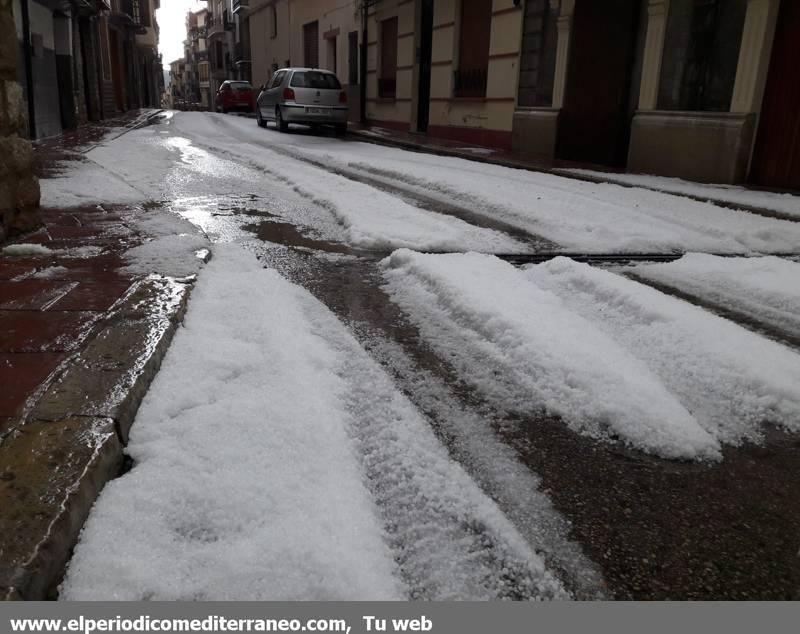 Espectacular tormenta de granizo en Vilafranca