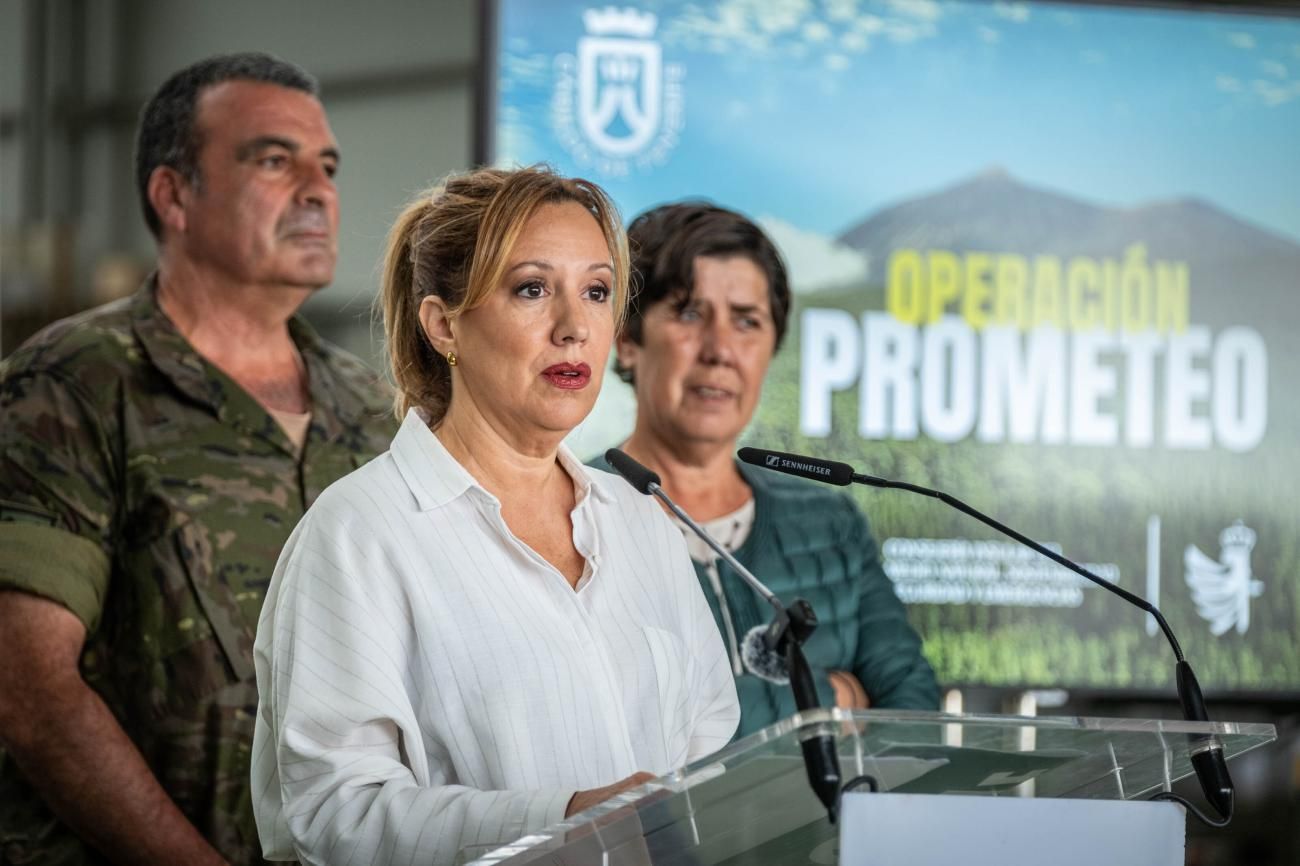 920 patrullas y dos helicópteros vigilarán los montes de Tenerife este verano