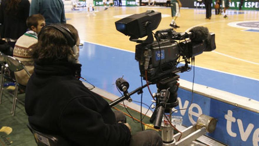 TVE ofreció el domingo el encuentro del Unicaja.