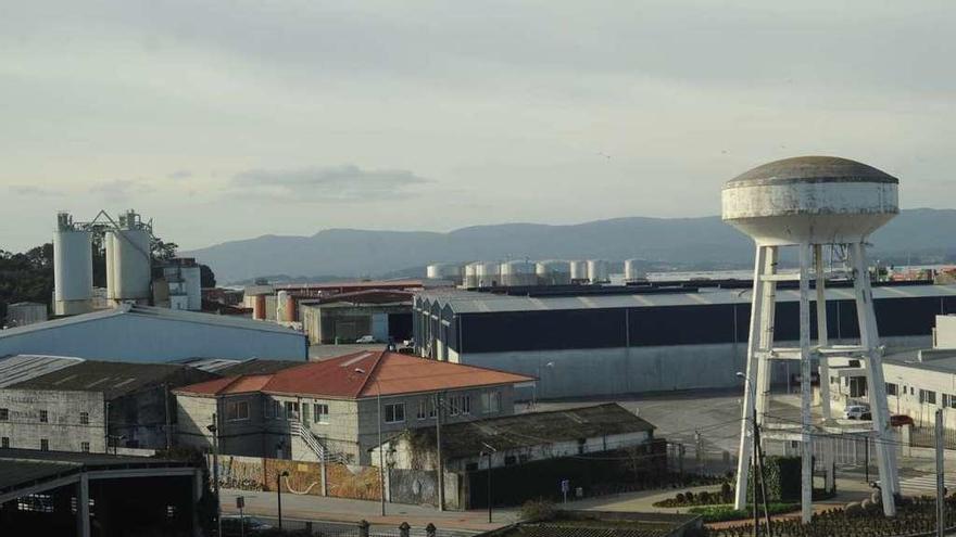 La zona comercial e industrial donde se concentra la actividad portuaria actual. // Iñaki Abella