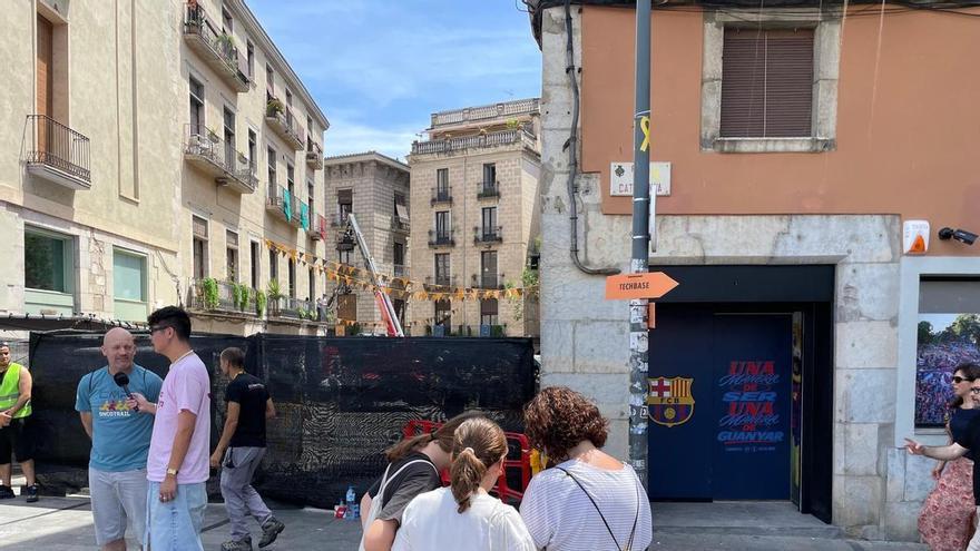 Els gironins viuen el rodatge de Tomb Raider amb "curiositat i il·lusió"