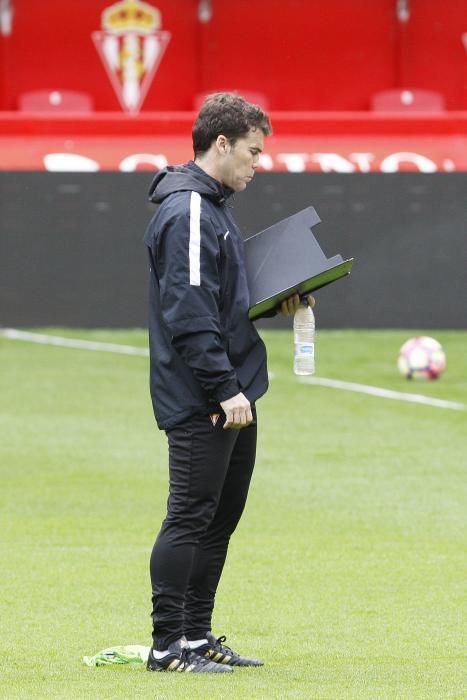 Entrenamiento del Sporting