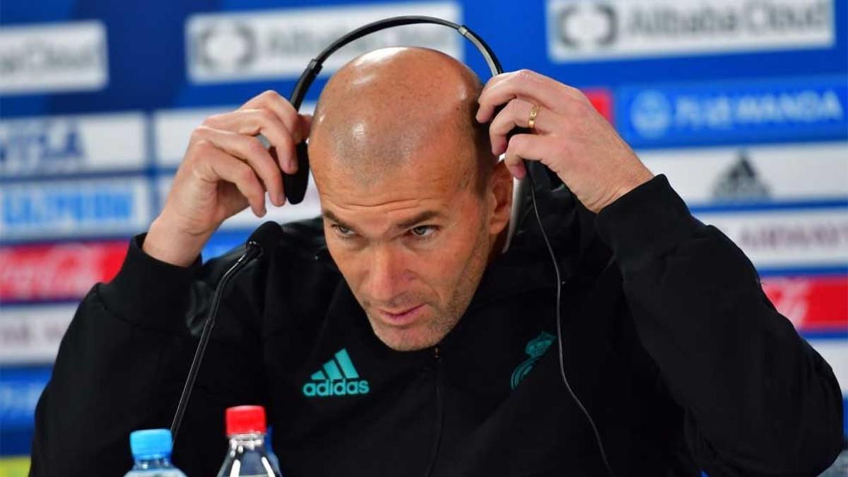 Zinedine Zidane, entrenador del Real Madrid