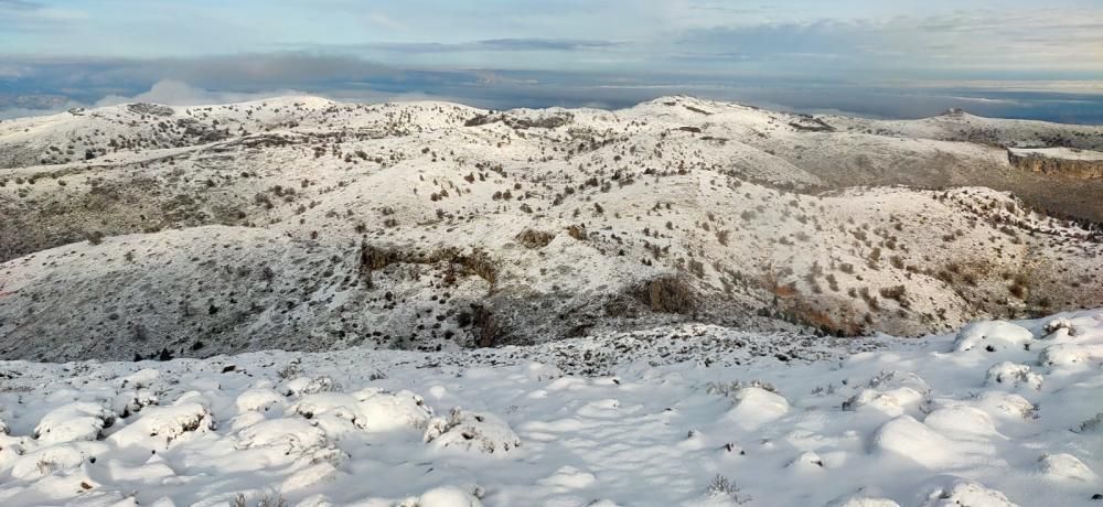 Primera nevada de la temporada en el Torrecilla.