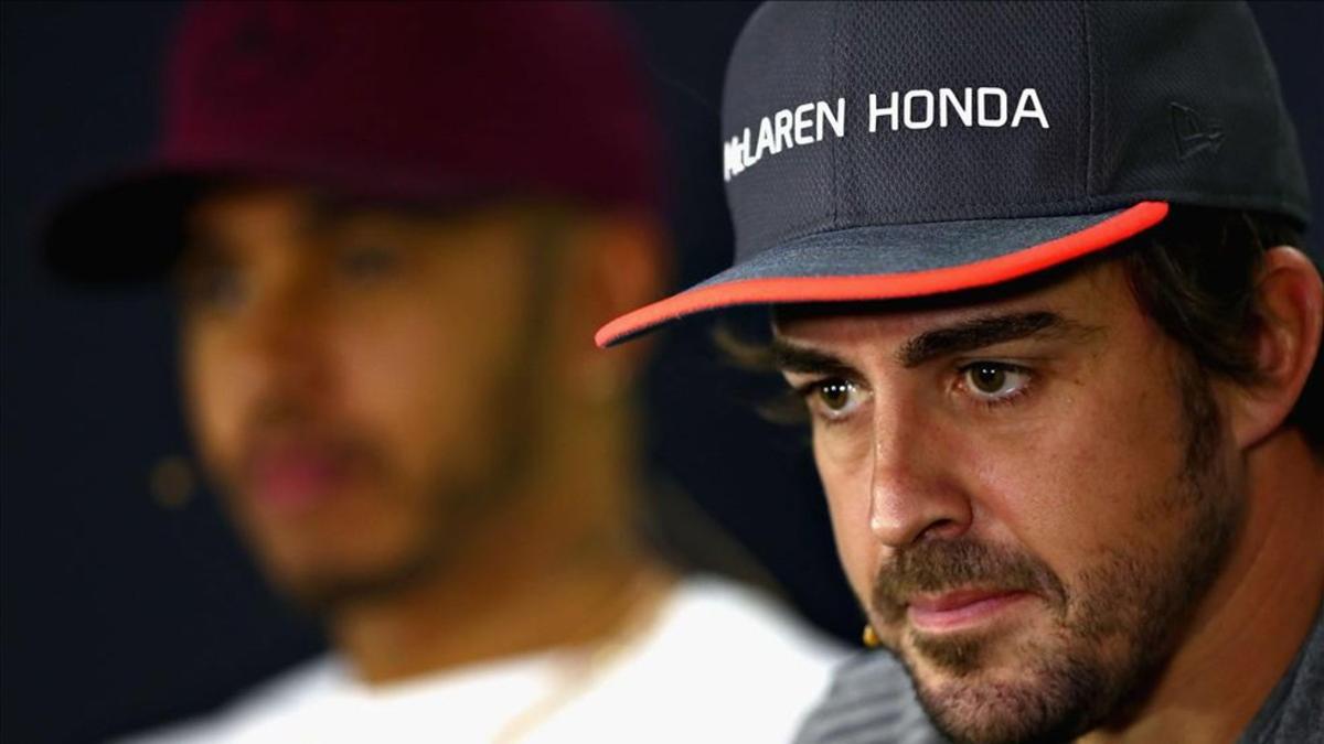 Alonso, en rueda de prensa en Canadá