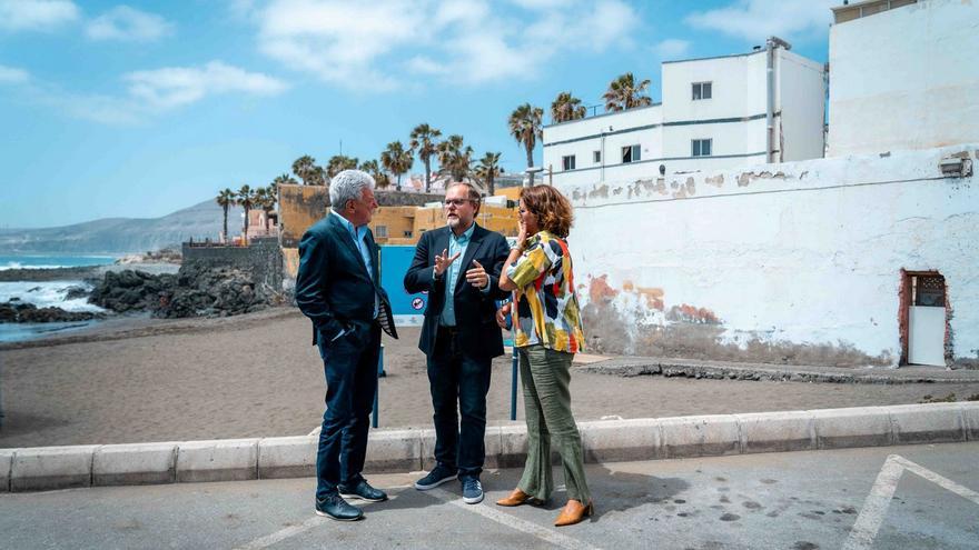 Nueva Canarias propone una rehabilitación integral de las playas del Cono Sur